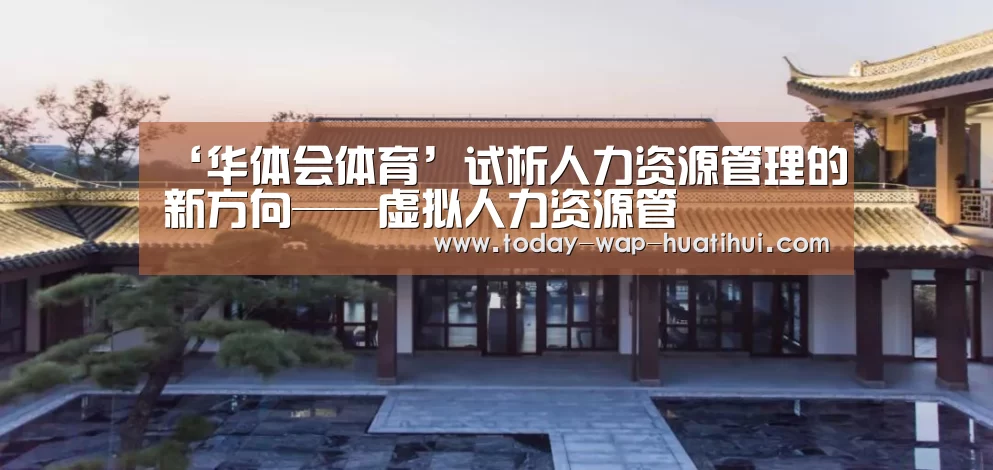 ‘华体会体育’试析人力资源管理的新方向——虚拟人力资源管(图4) 华体会体育