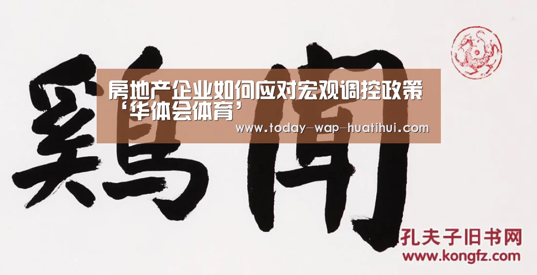 房地产企业如何应对宏观调控政策‘华体会体育’(图4) 华体会体育